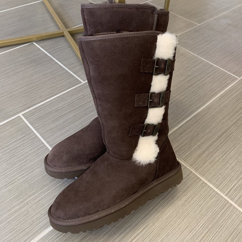 NWOT UGG Chocolate Klea Boots